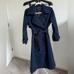 Banana Republic Navy Trench Coat